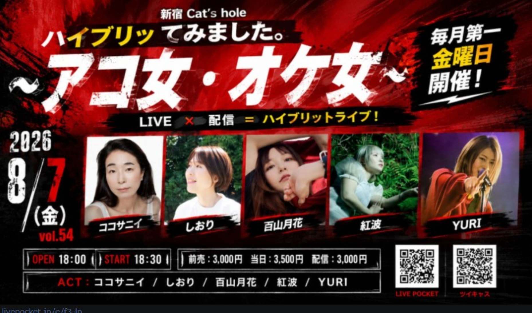 ライブチラシ